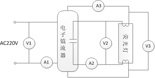 熒光燈測試原理圖 熒光燈測試原理圖