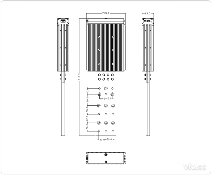 2500A、3000A、3500A刀片式SP變頻功率傳感器外形尺寸(單位:mm) 2500A、3000A、3500A刀片式SP變頻功率傳感器外形尺寸(單位:mm)
